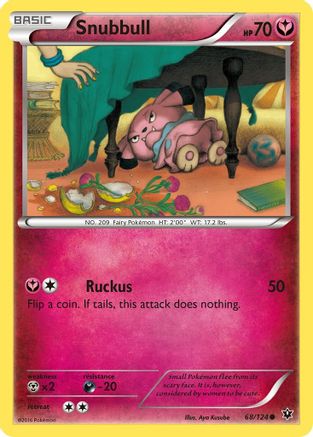Snubbull 068/124  XY  Fates Collide - Common