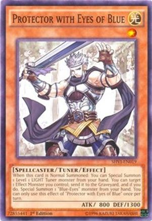 Protector with Eyes of Blue (SHVI-EN019) - Shining Victories 1st Edition