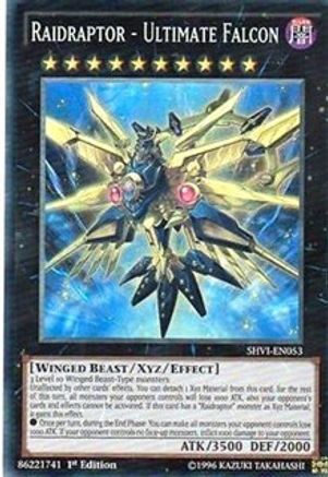 Raidraptor - Ultimate Falcon (SHVI-EN053) - Shining Victories 1st Edition