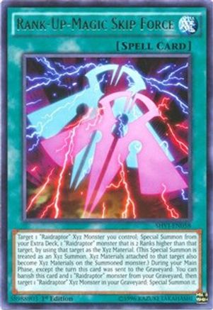 Rank-Up-Magic Skip Force (SHVI-EN058) - Shining Victories 1st Edition