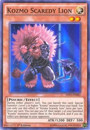 Kozmo Scaredy Lion (SHVI-EN082) - Shining Victories 1st Edition