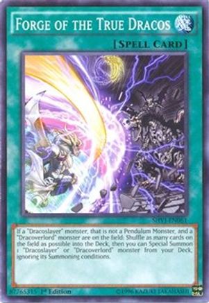 Forge of the True Dracos (SHVI-EN061) - Shining Victories 1st Edition