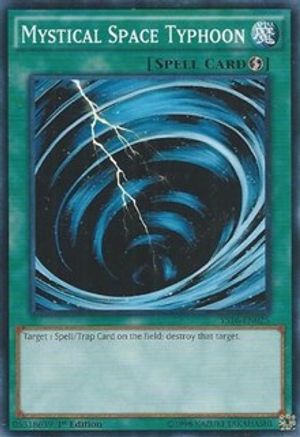 Mystical Space Typhoon (YS16-EN025) - Starter Deck: Yuya 1st Edition