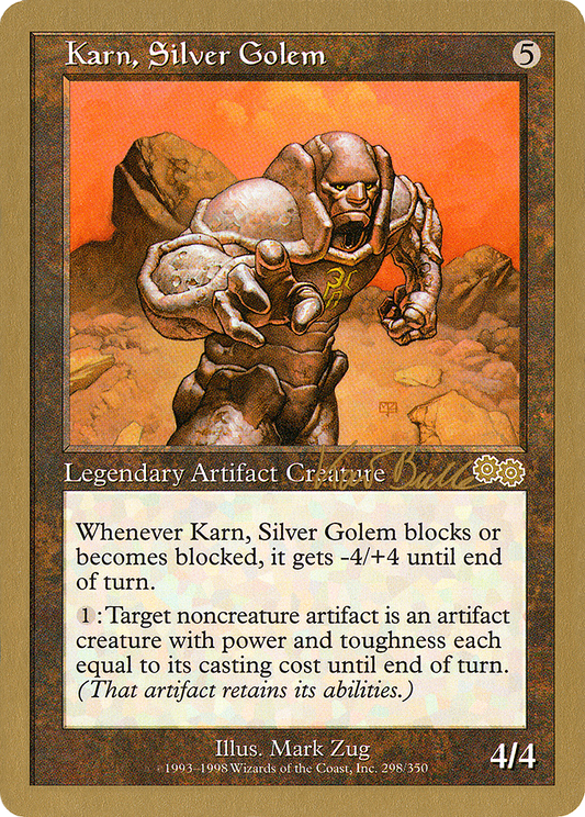Karn, Silver Golem (WCD-KB298) - World Championship Decks 1999