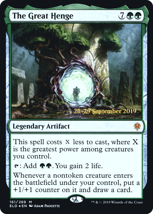 The Great Henge (PRE-161S) - Throne of Eldraine Promos Foil