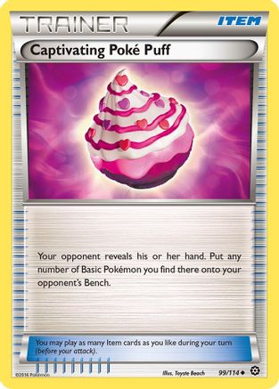 Captivating Poke Puff 099/114  XY  Steam Siege - Uncommon