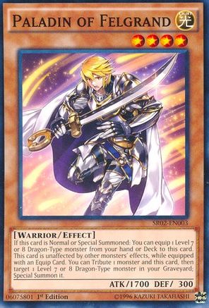 Paladin of Felgrand (SR02-EN003) - Structure Deck: Rise of the True Dragons 1st Edition