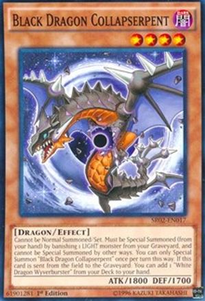 Black Dragon Collapserpent (SR02-EN017) - Structure Deck: Rise of the True Dragons 1st Edition