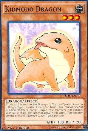 Kidmodo Dragon (SR02-EN019) - Structure Deck: Rise of the True Dragons 1st Edition