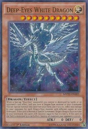 Deep-Eyes White Dragon (MVP1-EN005) - The Dark Side of Dimensions Movie Pack 1st Edition