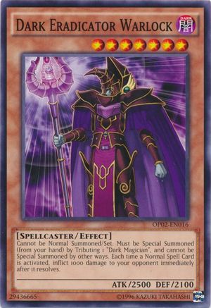 Dark Eradicator Warlock (OP02-EN016) - OTS Tournament Pack 2 Unlimited