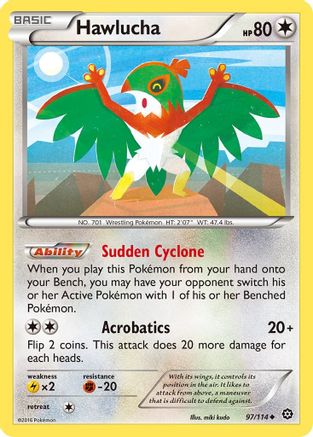 Hawlucha 097/114  XY  Steam Siege - Uncommon