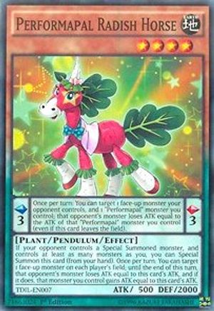 Performapal Radish Horse (TDIL-EN007) - The Dark Illusion 1st Edition