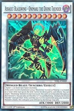 Assault Blackwing - Onimaru the Divine Thunder (TDIL-EN049) - The Dark Illusion 1st Edition