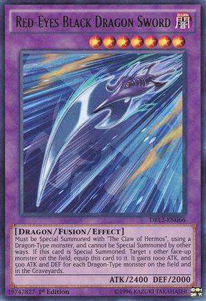 Red-Eyes Black Dragon Sword (DRL3-EN066) - Dragons of Legend: Unleashed 1st Edition