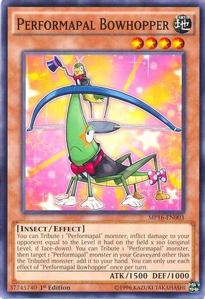 Performapal Bowhopper (MP16-EN003) - 2016 Mega-Tins Mega Pack 1st Edition