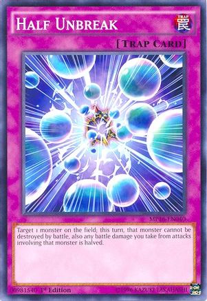 Half Unbreak (MP16-EN040) - 2016 Mega-Tins Mega Pack 1st Edition