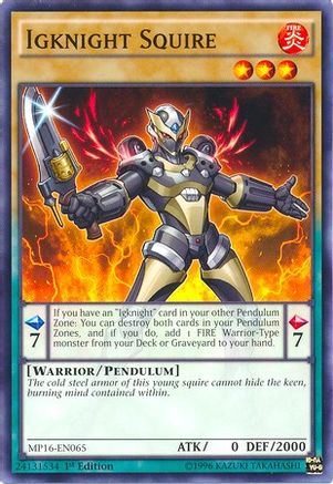 Igknight Squire (MP16-EN065) - 2016 Mega-Tins Mega Pack 1st Edition