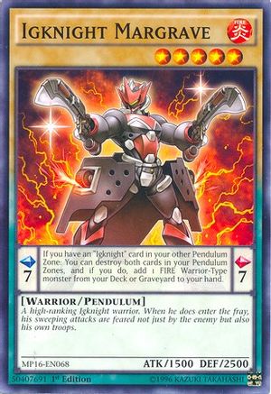 Igknight Margrave (MP16-EN068) - 2016 Mega-Tins Mega Pack 1st Edition