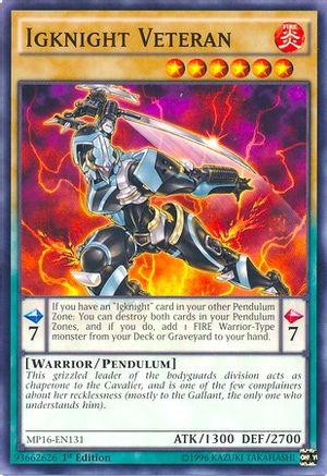 Igknight Veteran (MP16-EN131) - 2016 Mega-Tins Mega Pack 1st Edition