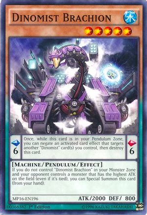 Dinomist Brachion (MP16-EN196) - 2016 Mega-Tins Mega Pack 1st Edition