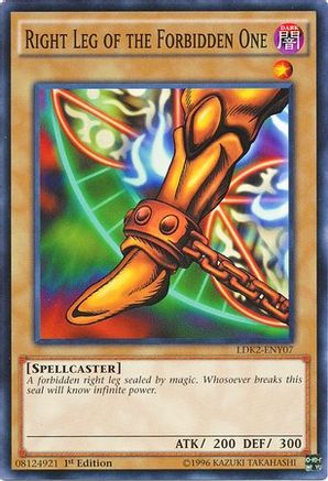 Right Leg of the Forbidden One (LDK2-ENY07) - Legendary Decks II 1st Edition