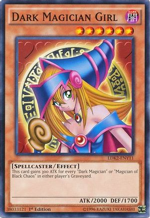 Dark Magician Girl (LDK2-ENY11) - Legendary Decks II 1st Edition