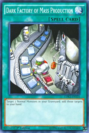 Dark Factory of Mass Production (LDK2-ENY31) - Legendary Decks II 1st Edition