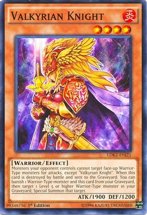 Valkyrian Knight (LDK2-ENJ21) - Legendary Decks II Unlimited