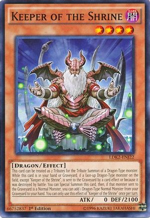 Keeper of the Shrine (LDK2-ENJ22) - Legendary Decks II 1st Edition