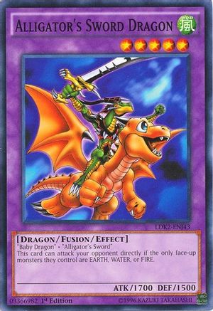 Alligator's Sword Dragon (LDK2-ENJ43) - Legendary Decks II Unlimited