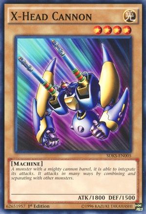 X-Head Cannon (SDKS-EN005) - Structure Deck: Seto Kaiba 1st Edition