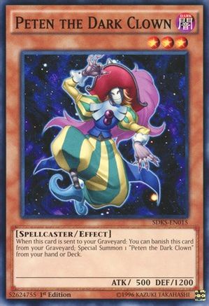 Peten the Dark Clown (SDKS-EN015) - Structure Deck: Seto Kaiba 1st Edition
