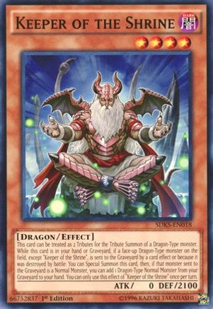 Keeper of the Shrine (SDKS-EN018) - Structure Deck: Seto Kaiba 1st Edition