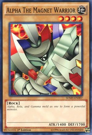 Alpha The Magnet Warrior (SDMY-EN007) - Structure Deck: Yugi Muto 1st Edition