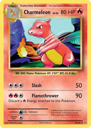 Charmeleon 010/108  XY  Evolutions - Uncommon