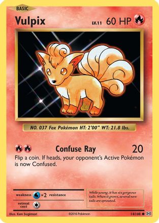 Vulpix 014/108  XY  Evolutions - Common