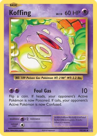 Koffing 050/108  XY  Evolutions - Uncommon