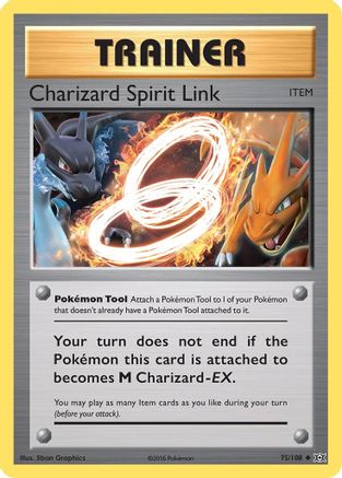 Charizard Spirit Link 075/108  XY  Evolutions - Uncommon