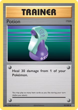 Potion 083/108  XY  Evolutions - Uncommon