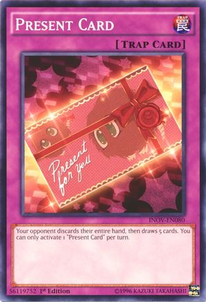 Present Card (INOV-EN080) - Invasion: Vengeance 1st Edition