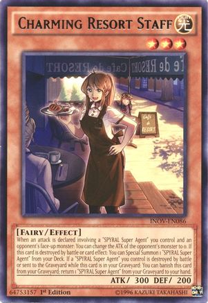 Charming Resort Staff (INOV-EN086) - Invasion: Vengeance 1st Edition