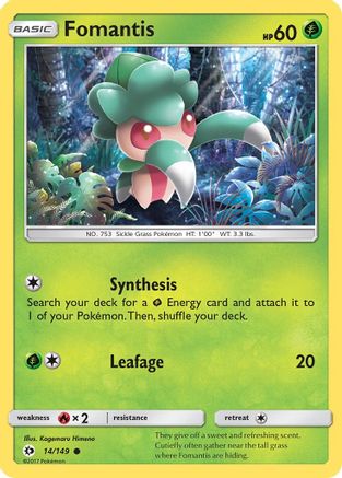 Fomantis 014/149  SM Base Set - Common