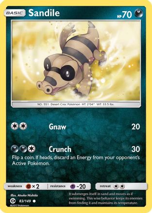 Sandile 083/149  SM Base Set - Common