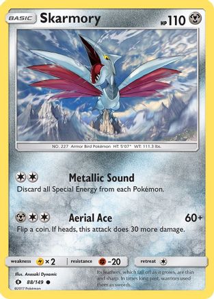 Skarmory 088/149  SM Base Set - Common