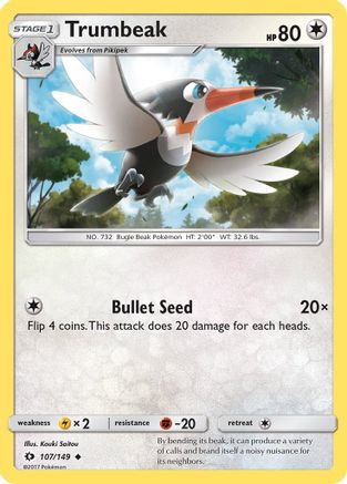 Trumbeak 107/149  SM Base Set - Uncommon