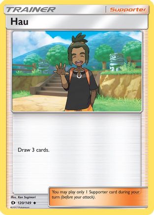 Hau 120/149  SM Base Set - Uncommon