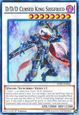 D/D/D Cursed King Siegfried (SDPD-EN042) - Structure Deck: Pendulum Domination 1st Edition