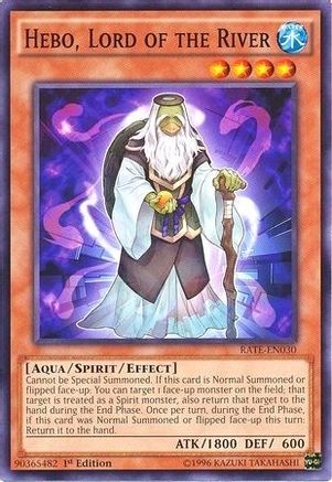 Hebo, Lord of the River (RATE-EN030) - Raging Tempest 1st Edition