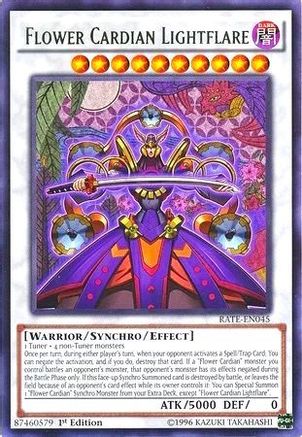 Flower Cardian Lightflare (RATE-EN045) - Raging Tempest 1st Edition